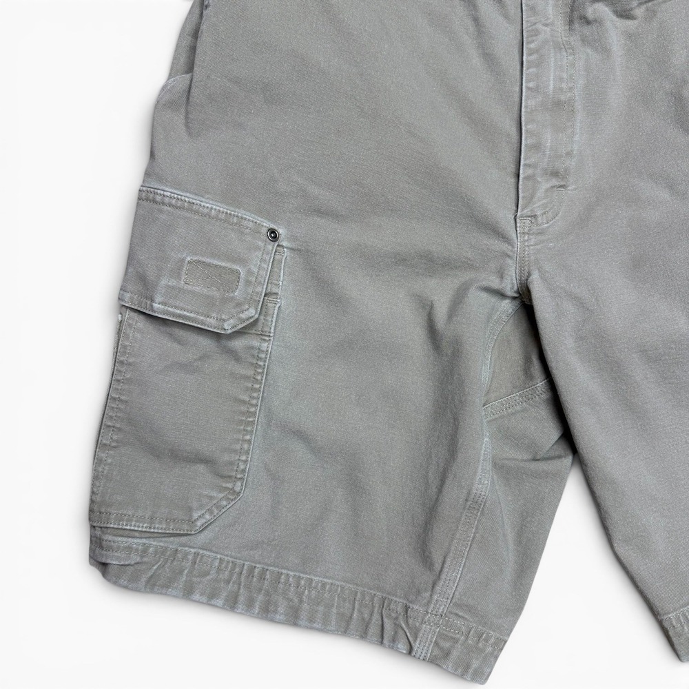 Duluth Trading Cargo Shorts 40 Canvas Flex Fire Hose Stretch Workwear Carpenter - Picture 4 of 12
